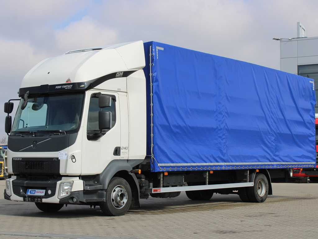 Volvo FL 240, SLEEPING BODY, EURO 6, VEB+ - 侧帘卡车:图1 Volvo FL 240, SLEEPING BODY, EURO 6, VEB+ - 侧帘卡车:图1