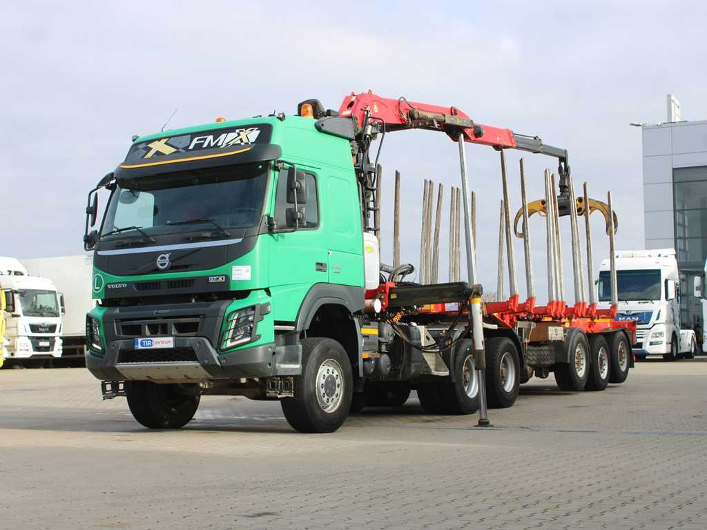 Volvo FM 540, EURO 6, 6X6, VEB+, HYDRAULIC ARM PALFINGER Q170Z96 - 牵引车, 木材运输半挂车:图1 Volvo FM 540, EURO 6, 6X6, VEB+, HYDRAULIC ARM PALFINGER Q170Z96 - 牵引车, 木材运输半挂车:图1