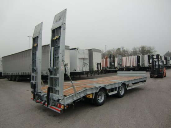 新的 低装载拖车 HUMBAUR HBTZ 217224 BS schräg Tandem-Tieflader Verzinkt,  SAF-Achsen,：图6