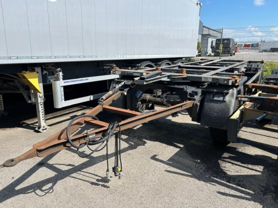 Kögel AWE 18 Standartlafette, SAF Achsen - 集装箱运输车/ 可拆卸车身的拖车:图1 Kögel AWE 18 Standartlafette, SAF Achsen - 集装箱运输车/ 可拆卸车身的拖车:图1