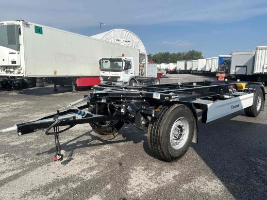 Krone AZW 18, Lafette, Krone-Achsen, Neu - 集装箱运输车/ 可拆卸车身的拖车:图1 Krone AZW 18, Lafette, Krone-Achsen, Neu - 集装箱运输车/ 可拆卸车身的拖车:图1
