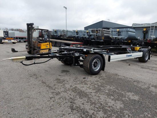 Krone AZW 18, Maxilafette, Verstelldeichsel - 集装箱运输车/ 可拆卸车身的拖车:图3 Krone AZW 18, Maxilafette, Verstelldeichsel - 集装箱运输车/ 可拆卸车身的拖车:图3