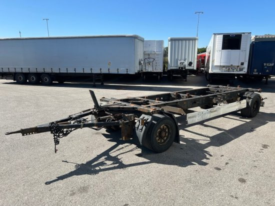 Krone AZW, Maxi BDF-Lafette, BPW-Achsen - 集装箱运输车/ 可拆卸车身的拖车:图1 Krone AZW, Maxi BDF-Lafette, BPW-Achsen - 集装箱运输车/ 可拆卸车身的拖车:图1