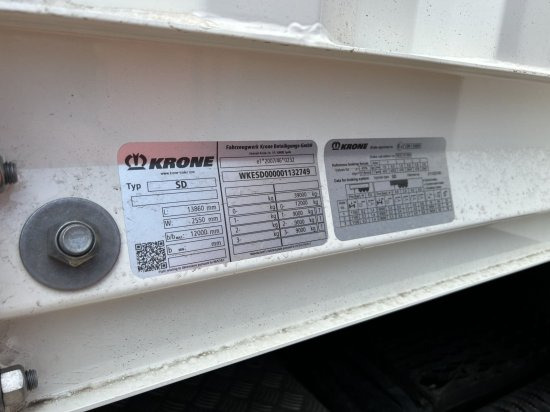 Krone SDK27 Dryliner Koffer Auflieger, Zurschienen, Mehrere Einheiten verfügbar - 封闭厢式半拖车:图5 Krone SDK27 Dryliner Koffer Auflieger, Zurschienen, Mehrere Einheiten verfügbar - 封闭厢式半拖车:图5