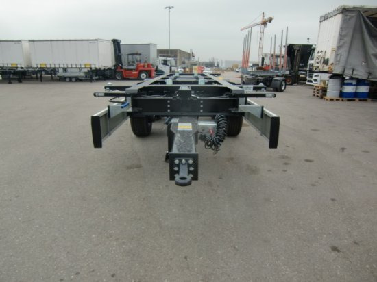 Krone ZZ/DC07 Tandem Lafette, Standard, BPW-Achsen, Heckabstützung - 集装箱运输车/ 可拆卸车身的拖车:图2 Krone ZZ/DC07 Tandem Lafette, Standard, BPW-Achsen, Heckabstützung - 集装箱运输车/ 可拆卸车身的拖车:图2