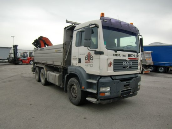 MAN TGA 33.430 6x4 Kipper, Manuel, E4 Palfinger Blatt-Blatt - 翻斗车:图3 MAN TGA 33.430 6x4 Kipper, Manuel, E4 Palfinger Blatt-Blatt - 翻斗车:图3