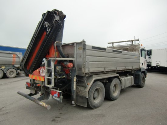 MAN TGA 33.430 6x4 Kipper, Manuel, E4 Palfinger Blatt-Blatt - 翻斗车:图4 MAN TGA 33.430 6x4 Kipper, Manuel, E4 Palfinger Blatt-Blatt - 翻斗车:图4