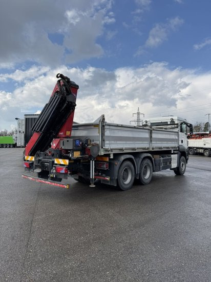 MAN TGS 26.430 6x4 3-Seitenkipper,  HMF 2020K-RC Heckkran abnehmbar, - 翻斗车, 起重车:图4 MAN TGS 26.430 6x4 3-Seitenkipper,  HMF 2020K-RC Heckkran abnehmbar, - 翻斗车, 起重车:图4