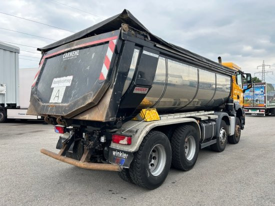 MAN TGS 35.510 8x4 Carnehl Muldenkipper, Thermomulde, Hardox - 翻斗车:图3 MAN TGS 35.510 8x4 Carnehl Muldenkipper, Thermomulde, Hardox - 翻斗车:图3