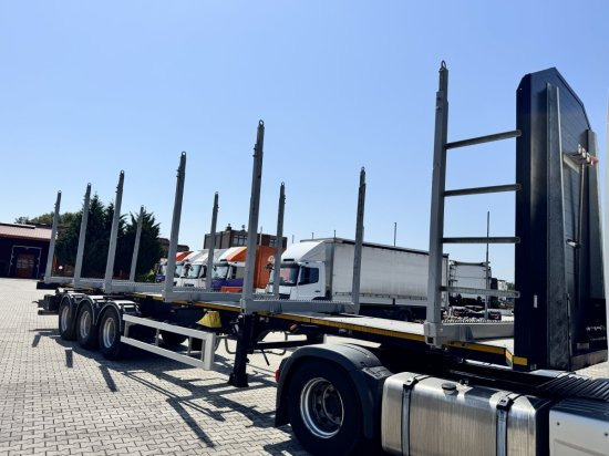 MEGA TIMBER LONG Holzauflieger 6 Rungenpaare - 木材运输半挂车:图1 MEGA TIMBER LONG Holzauflieger 6 Rungenpaare - 木材运输半挂车:图1
