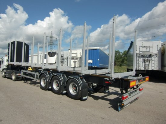 MEGA TIMBER LONG Holzauflieger 8 Rungenpaare 3. Achse Liftachse - 木材运输半挂车:图4 MEGA TIMBER LONG Holzauflieger 8 Rungenpaare 3. Achse Liftachse - 木材运输半挂车:图4
