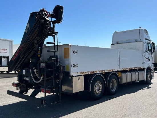 Mercedes-Benz Actros 2545 L 6x2, Retarder, Pritsche, Hiab XS 166 D-4 PRO, E5 - 栏板式/ 平板卡车, 起重车:图5 Mercedes-Benz Actros 2545 L 6x2, Retarder, Pritsche, Hiab XS 166 D-4 PRO, E5 - 栏板式/ 平板卡车, 起重车:图5