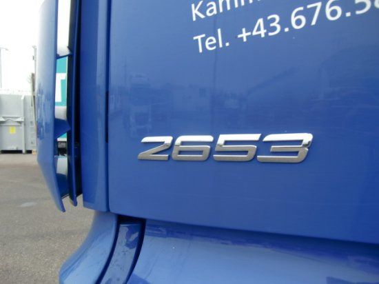 木材运输车, 起重车 Mercedes-Benz Actros 2653 6x4 Holz Palfinger Kabinenkran：图15