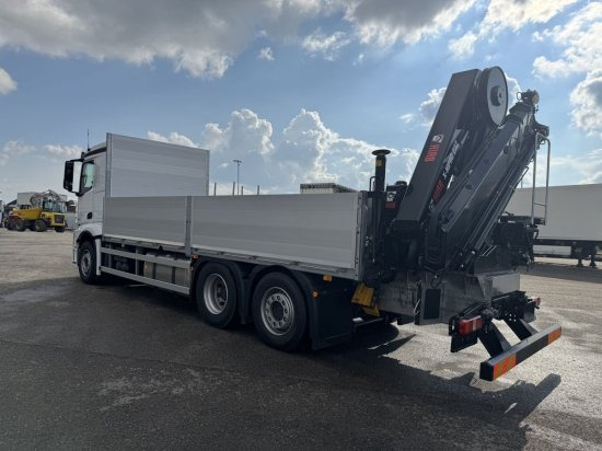 Mercedes-Benz Actros 2653, Retarder, Pritsche, Hiab Hipro 232 ES5 - 栏板式/ 平板卡车, 起重车:图4 Mercedes-Benz Actros 2653, Retarder, Pritsche, Hiab Hipro 232 ES5 - 栏板式/ 平板卡车, 起重车:图4