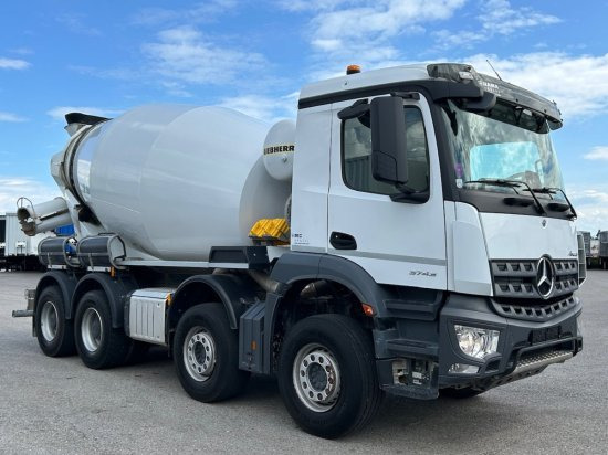 Mercedes-Benz Arocs 3743, 8x4 Betonmischer, Euro 6, 9m³ Liebherr Mischer - 混凝土搅拌车:图2 Mercedes-Benz Arocs 3743, 8x4 Betonmischer, Euro 6, 9m³ Liebherr Mischer - 混凝土搅拌车:图2