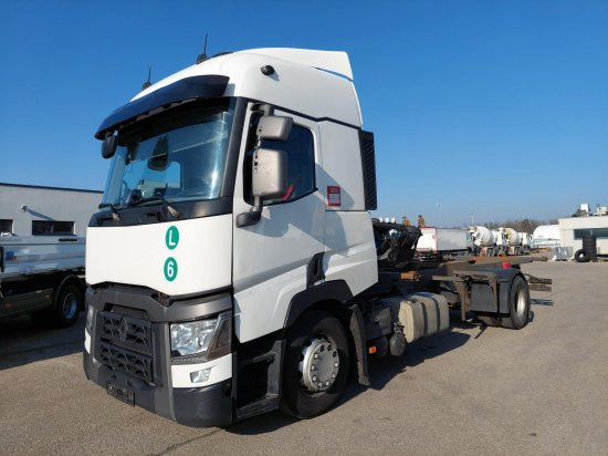 Renault T430 BDF-Wechselfahrgestell, 4x2 LL, EURO6, VEB+ - 集装箱运输车/ 可拆卸车身的卡车:图1 Renault T430 BDF-Wechselfahrgestell, 4x2 LL, EURO6, VEB+ - 集装箱运输车/ 可拆卸车身的卡车:图1