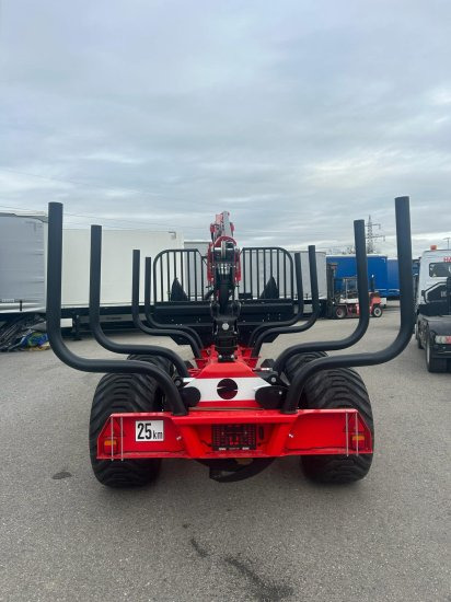 STEPA M-16 Forstanhänger mit Steindl Palfinger Forstkran L, 2-Achsig 4- Rungenpaare - 林业拖车:图5 STEPA M-16 Forstanhänger mit Steindl Palfinger Forstkran L, 2-Achsig 4- Rungenpaare - 林业拖车:图5