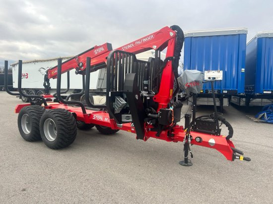 STEPA M-16 Forstanhänger mit Steindl Palfinger Forstkran L, 2-Achsig 4- Rungenpaare - 林业拖车:图1 STEPA M-16 Forstanhänger mit Steindl Palfinger Forstkran L, 2-Achsig 4- Rungenpaare - 林业拖车:图1