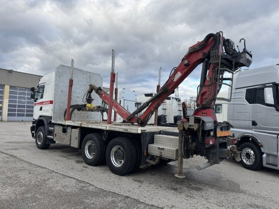 Scania G490 6X6 Blatt-Blatt Penz Kran 12.Z8.70 - 木材运输车, 起重车:图4 Scania G490 6X6 Blatt-Blatt Penz Kran 12.Z8.70 - 木材运输车, 起重车:图4