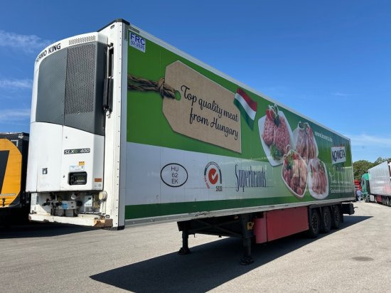 Schmitz SCB S3B SKO24, Kühlauflieger, TK SLXe 400, Liftachse, Fleischbahnen - 等温半拖车:图1 Schmitz SCB S3B SKO24, Kühlauflieger, TK SLXe 400, Liftachse, Fleischbahnen - 等温半拖车:图1