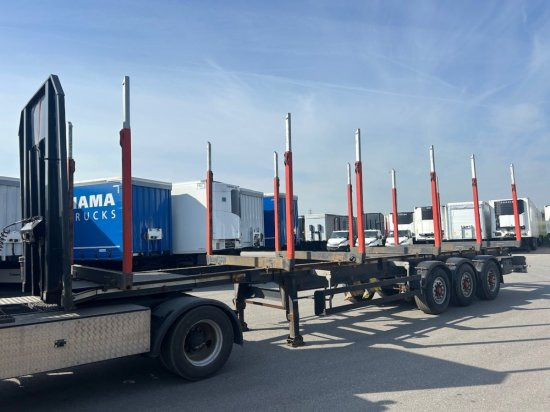 Schwarzmüller Holzauflieger 6 Rungenpaare, BPW-Achsen - 木材运输半挂车:图1 Schwarzmüller Holzauflieger 6 Rungenpaare, BPW-Achsen - 木材运输半挂车:图1