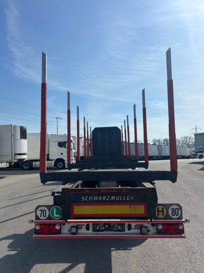 Schwarzmüller Holzauflieger 6 Rungenpaare, BPW-Achsen - 木材运输半挂车:图5 Schwarzmüller Holzauflieger 6 Rungenpaare, BPW-Achsen - 木材运输半挂车:图5