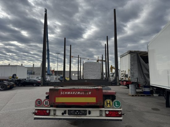Schwarzmüller Holzauflieger 6 Rungenpaare, BPW-Achsen - 木材运输半挂车:图4 Schwarzmüller Holzauflieger 6 Rungenpaare, BPW-Achsen - 木材运输半挂车:图4
