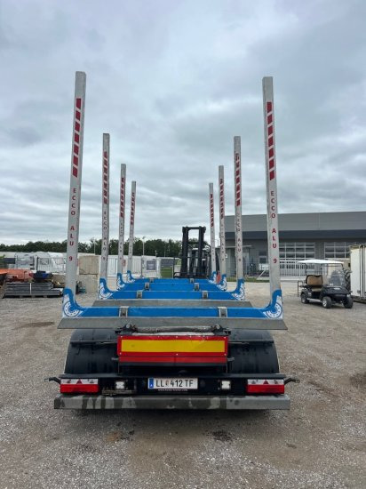 Schwarzmüller N-Serie 3-achs Holzanhänger 4 Rungenpaare - 木材运输拖车:图3 Schwarzmüller N-Serie 3-achs Holzanhänger 4 Rungenpaare - 木材运输拖车:图3