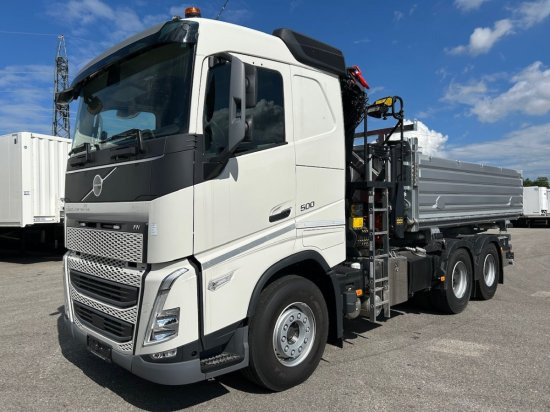 Volvo FH 500 3-Seiten Kipper mit Palfinger PK22002EH, Retarder - 翻斗车:图2 Volvo FH 500 3-Seiten Kipper mit Palfinger PK22002EH, Retarder - 翻斗车:图2