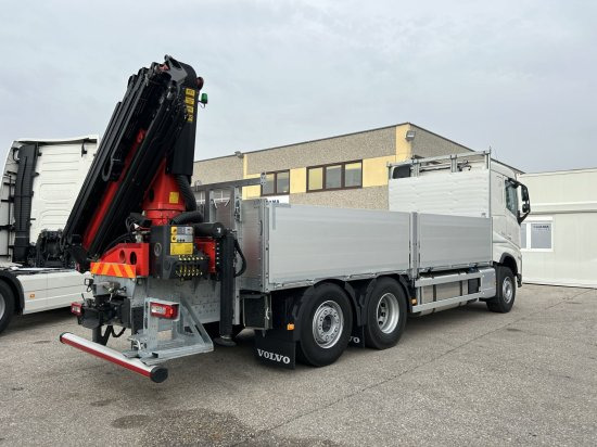 Volvo FH 500 6X2 Euro6, Retarder, Pritsche, Palfinger PK22002-EH - 栏板式/ 平板卡车, 起重车:图4 Volvo FH 500 6X2 Euro6, Retarder, Pritsche, Palfinger PK22002-EH - 栏板式/ 平板卡车, 起重车:图4