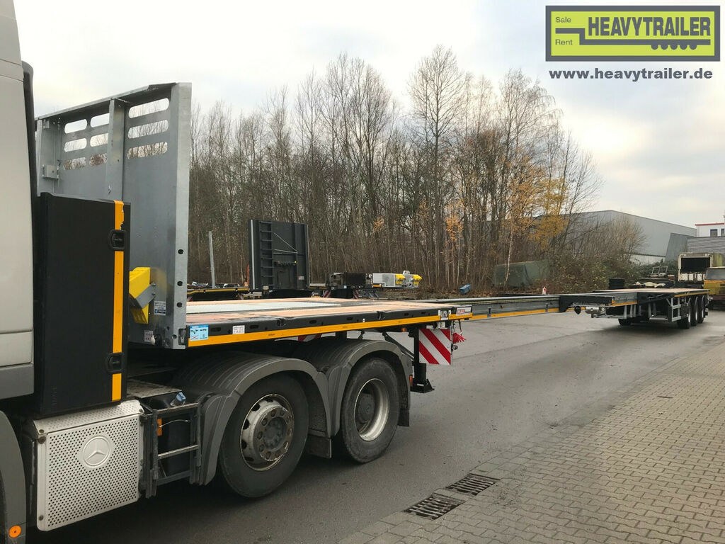 Faymonville MAX Trailer 3-Achs-Doppeltele-Plateau zwangsgel. - 栏板式/ 平板半拖车:图4 Faymonville MAX Trailer 3-Achs-Doppeltele-Plateau zwangsgel. - 栏板式/ 平板半拖车:图4