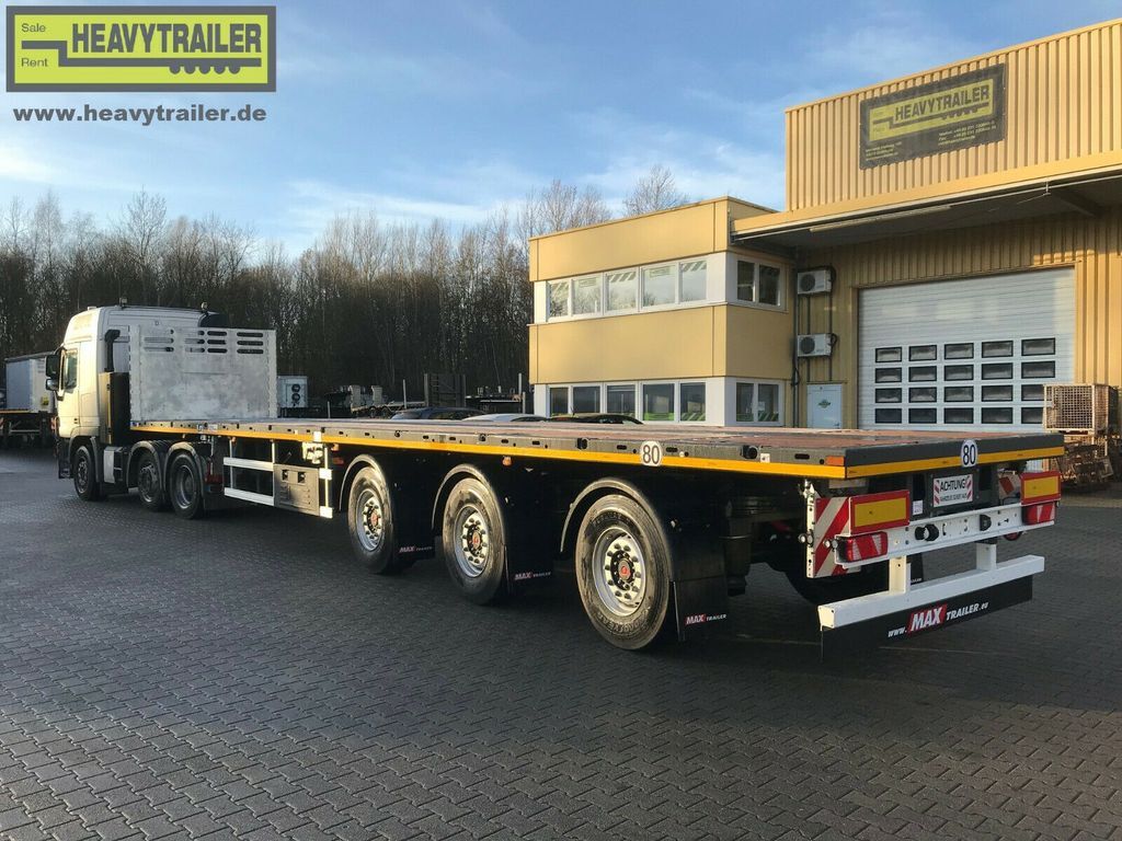 Faymonville MAX Trailer 3-Achs-Tele-Plateau zwangsgelenkt - 栏板式/ 平板半拖车:图1 Faymonville MAX Trailer 3-Achs-Tele-Plateau zwangsgelenkt - 栏板式/ 平板半拖车:图1