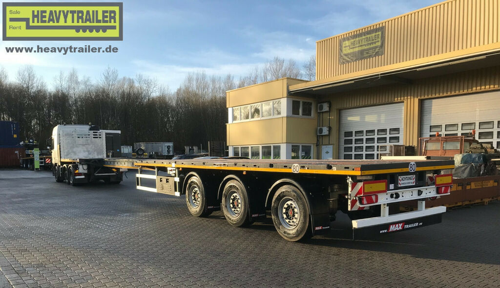 Faymonville MAX Trailer 3-Achs-Tele-Plateau zwangsgelenkt - 栏板式/ 平板半拖车:图4 Faymonville MAX Trailer 3-Achs-Tele-Plateau zwangsgelenkt - 栏板式/ 平板半拖车:图4