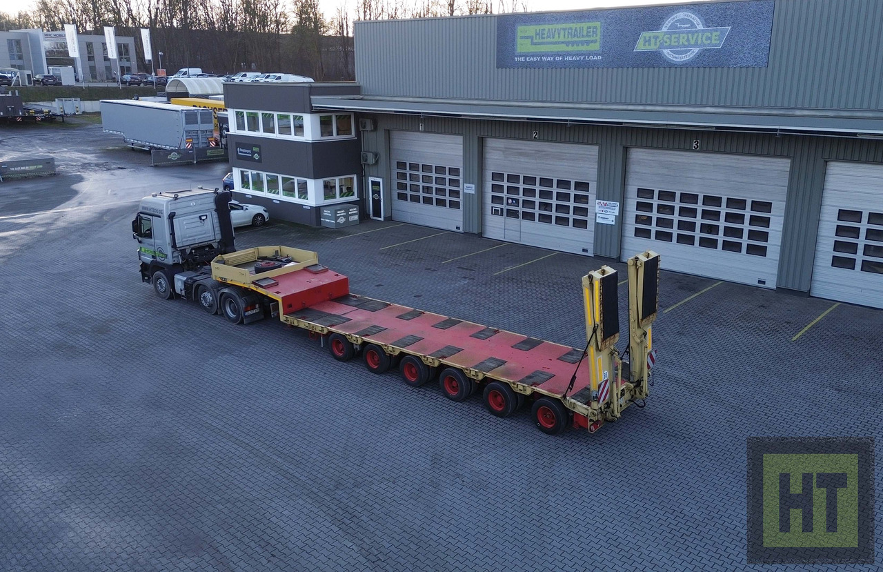 Goldhofer 6-Achs-Tele-Semi mit hydr. Rampen-zwangsgelenkt - 低装载半拖车:图1 Goldhofer 6-Achs-Tele-Semi mit hydr. Rampen-zwangsgelenkt - 低装载半拖车:图1