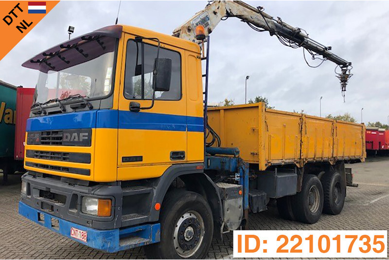 DAF 95.350 ATi - 6x4 - 翻斗车, 起重车:图1 DAF 95.350 ATi - 6x4 - 翻斗车, 起重车:图1