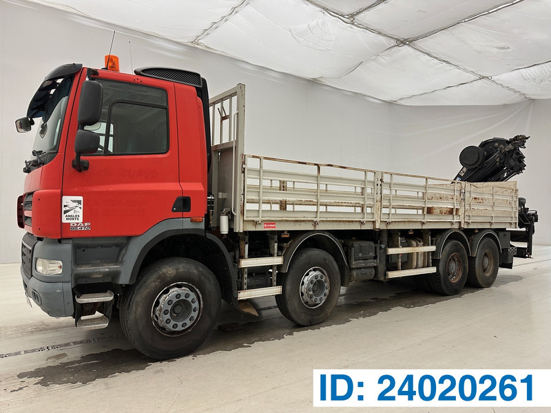 DAF CF85.410 - 8x4* - 栏板式/ 平板卡车, 起重车:图1 DAF CF85.410 - 8x4* - 栏板式/ 平板卡车, 起重车:图1