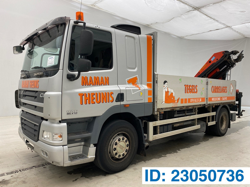 DAF CF85.410* - 栏板式/ 平板卡车, 起重车:图1 DAF CF85.410* - 栏板式/ 平板卡车, 起重车:图1