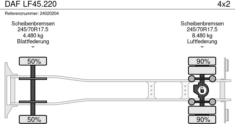 冷藏车 DAF LF45.220：图14