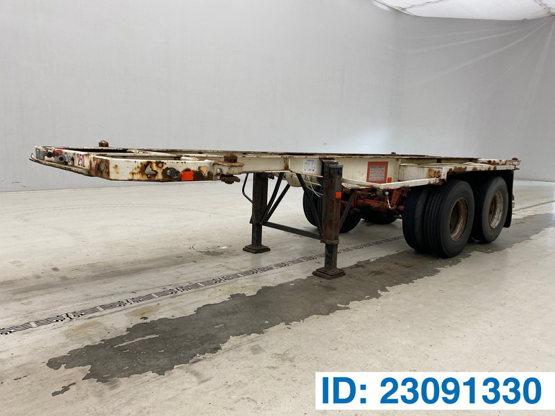Flandria Skelet 20 ft - 集装箱运输车/ 可拆卸车身的半拖车:图1 Flandria Skelet 20 ft - 集装箱运输车/ 可拆卸车身的半拖车:图1