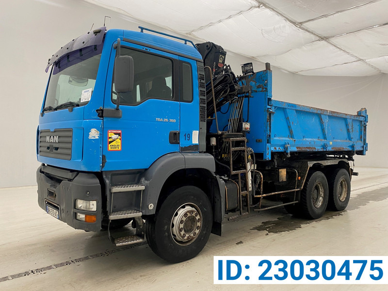 MAN TGA 26.360 - 6x4 - 翻斗车, 起重车:图1 MAN TGA 26.360 - 6x4 - 翻斗车, 起重车:图1