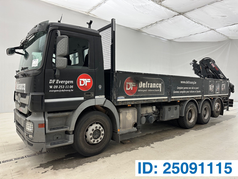 Mercedes-Benz Actros 3236 - 8x4 - 栏板式/ 平板卡车, 起重车:图1 Mercedes-Benz Actros 3236 - 8x4 - 栏板式/ 平板卡车, 起重车:图1