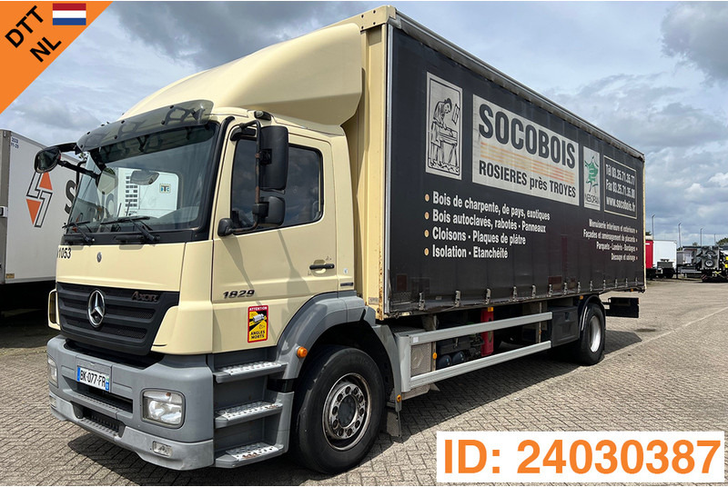 Mercedes-Benz Axor 1828 - 侧帘卡车:图1 Mercedes-Benz Axor 1828 - 侧帘卡车:图1
