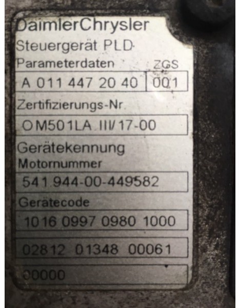 发动机 Mercedes-Benz Complete motor OM501LA Motor compleet MB OM501LA：图8