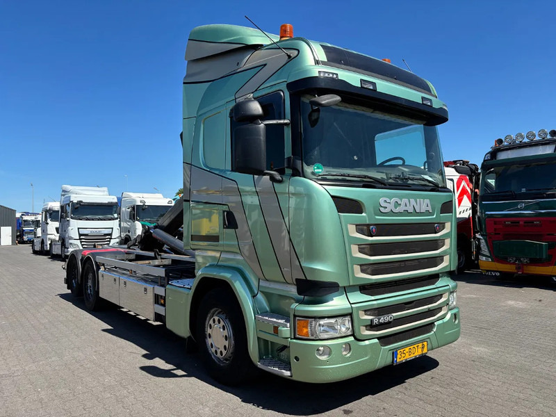 Scania R490 6x2 Euro 6 Retarder VDL Hooklift - 光缆系统卡车:图2 Scania R490 6x2 Euro 6 Retarder VDL Hooklift - 光缆系统卡车:图2