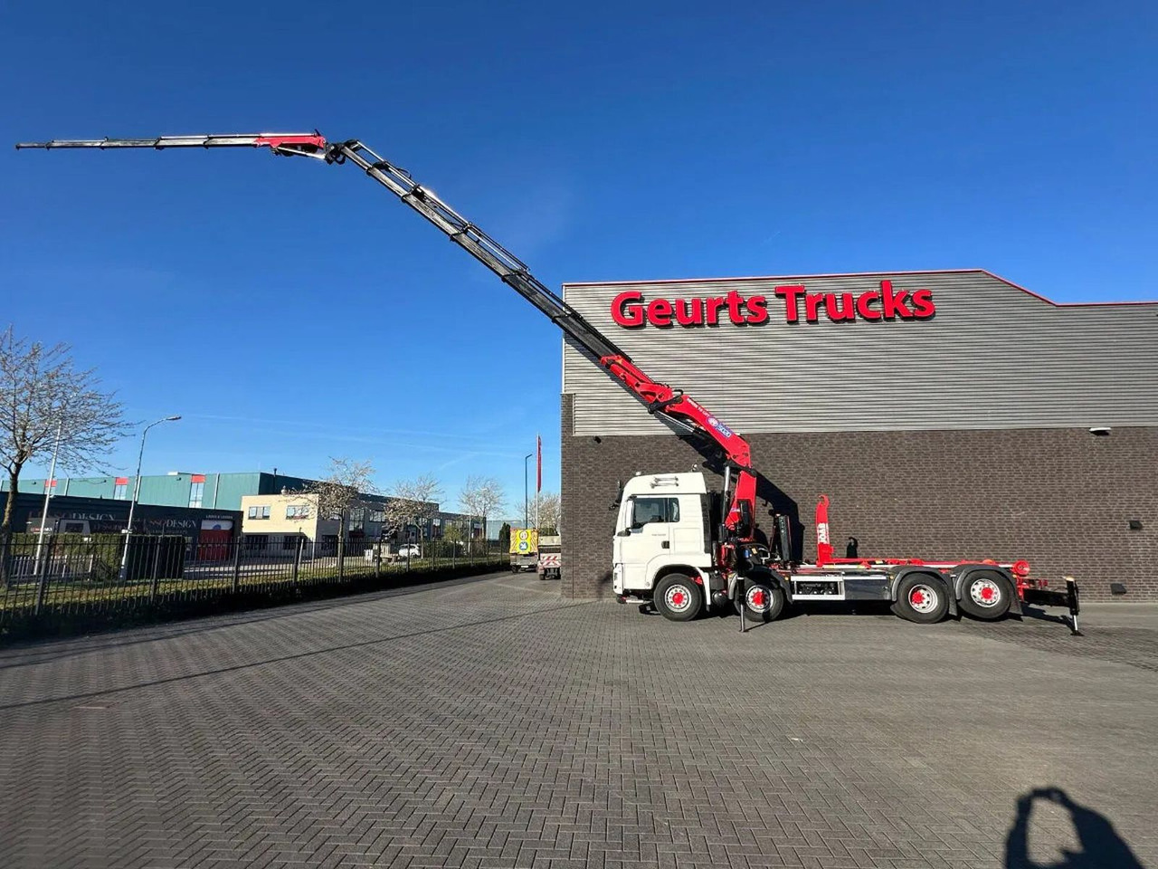 MAN TGS 35.510 8X4H-6BL HMF5020 RCS K6 + FLY-JIB FJ1 - 吊钩升降车, 起重车:图4 MAN TGS 35.510 8X4H-6BL HMF5020 RCS K6 + FLY-JIB FJ1 - 吊钩升降车, 起重车:图4