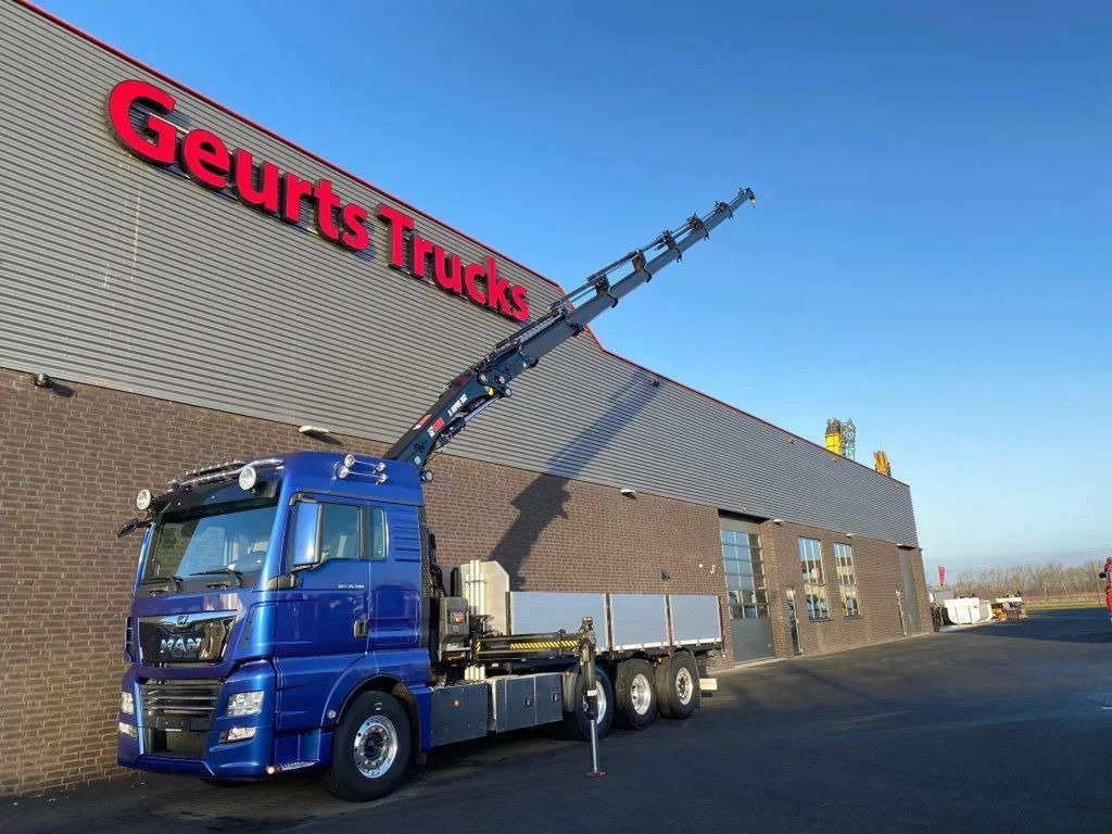 MAN TGX 35.500 8X4 TRIDEM + HIAB X-HIPRO 302 E-7 KRA - 起重车, 栏板式/ 平板卡车:图4 MAN TGX 35.500 8X4 TRIDEM + HIAB X-HIPRO 302 E-7 KRA - 起重车, 栏板式/ 平板卡车:图4