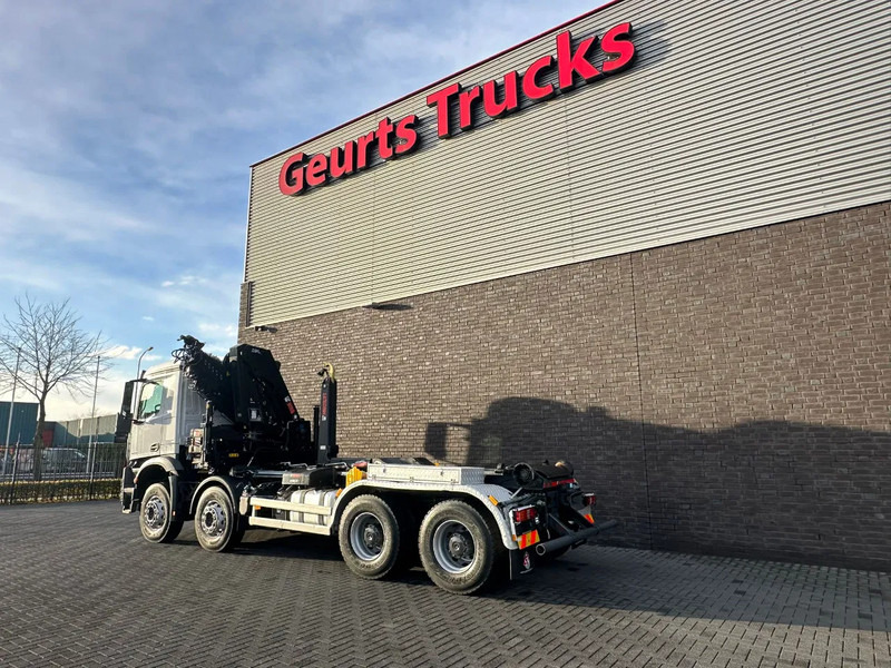 吊钩升降车 Mercedes-Benz AROCS 4148 8X4 MET MULTILIFT ULT T 21 S51 HAAKARMSYSTEEM + HIAB X-HIPRO 232 E-6 KRAAN/CRANE/KRAN/GRUA：图11