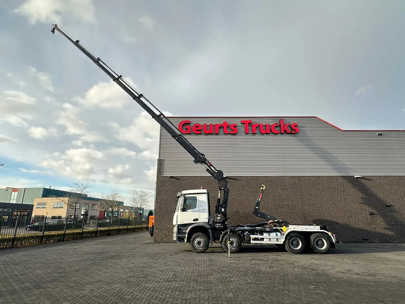 吊钩升降车 Mercedes-Benz AROCS 4148 8X4 MET MULTILIFT ULT T 21 S51 HAAKARMSYSTEEM + HIAB X-HIPRO 232 E-6 KRAAN/CRANE/KRAN/GRUA：图6