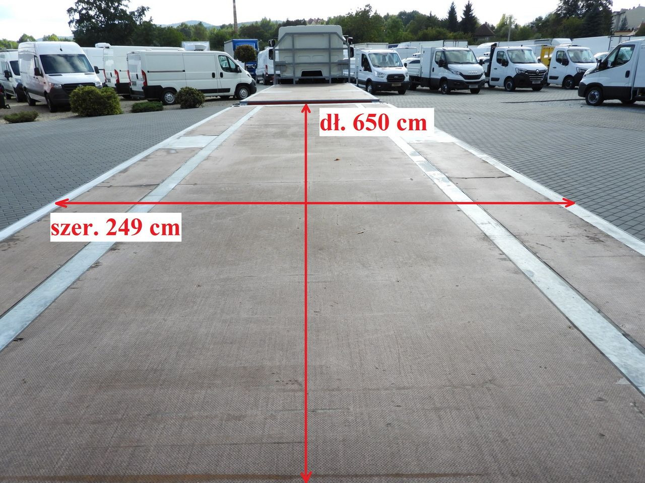 集装箱运输车/ 可拆卸车身的卡车 DAF LF 230 CONTAINER CARRIER PLATFORM + TRAILER WEBASTO CRUISE CONTROL LED LIGHTS PNEUMATICS AUTOMATIC TRANSMISSION  TWIN WHEELS AIR CONDITIONING  230HP：图40