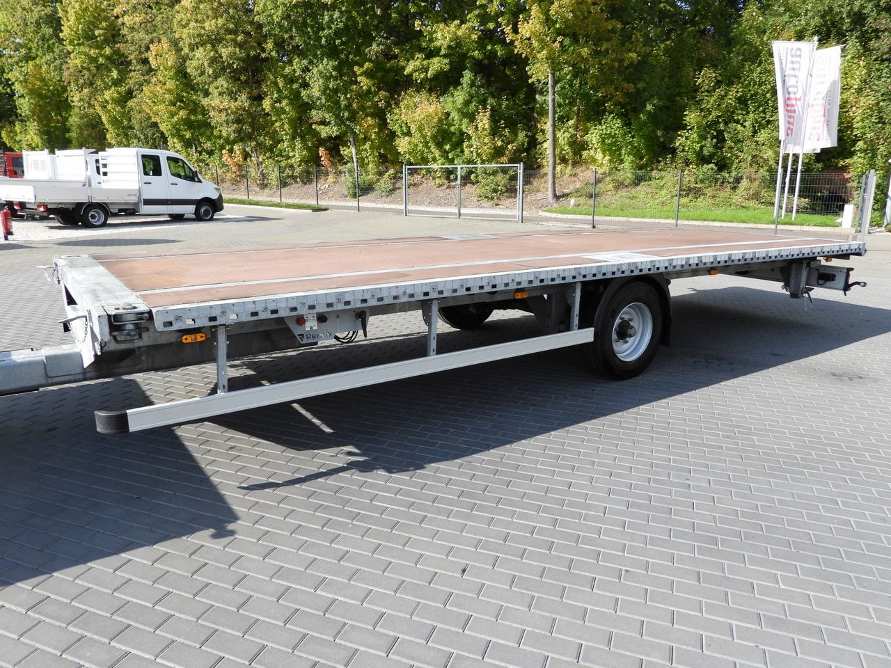 集装箱运输车/ 可拆卸车身的卡车 DAF LF 230 CONTAINER CARRIER PLATFORM + TRAILER WEBASTO CRUISE CONTROL LED LIGHTS PNEUMATICS AUTOMATIC TRANSMISSION  TWIN WHEELS AIR CONDITIONING  230HP：图36